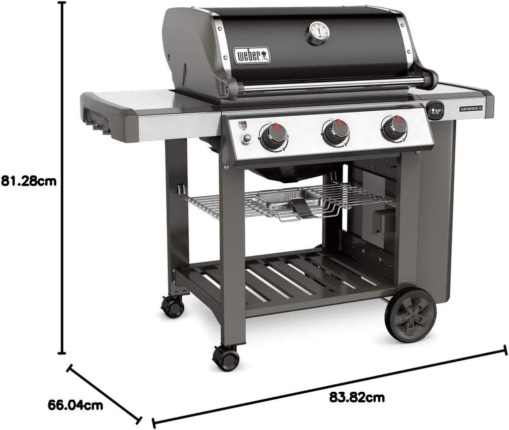 Weber Barbecue Genesis Ii E310 Black Gas Barbecue