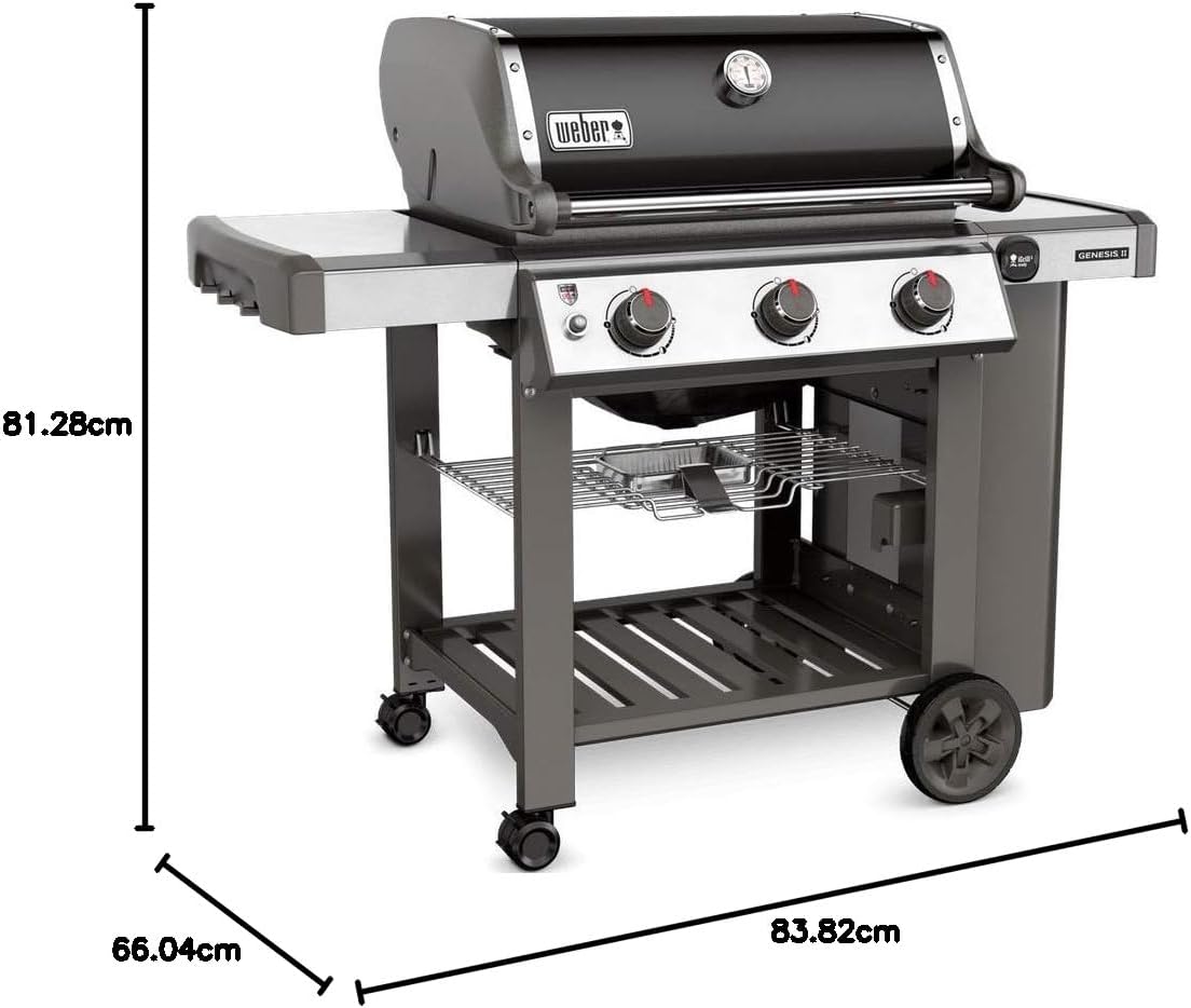 Weber Barbecue Genesis Ii E310 Black Gas Barbecue