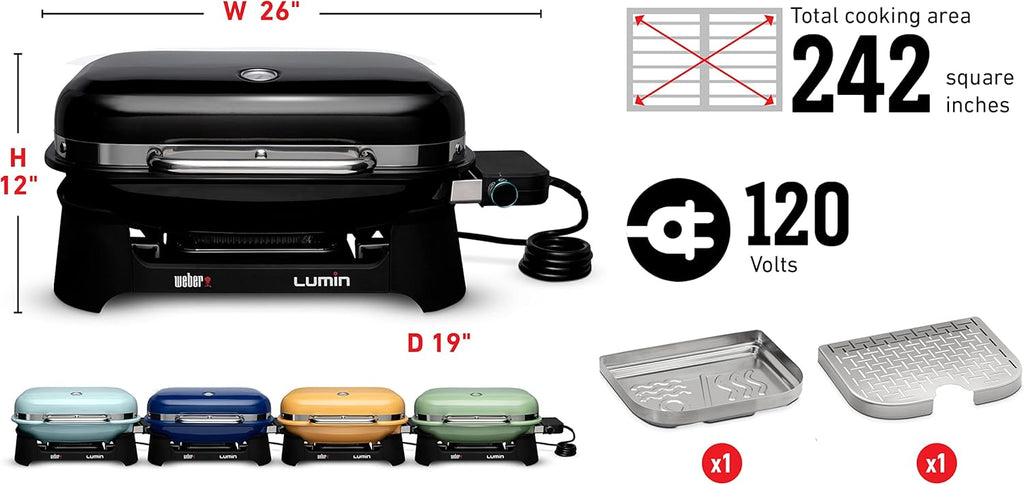 Weber Lumin Electric Grill Black (92010901)