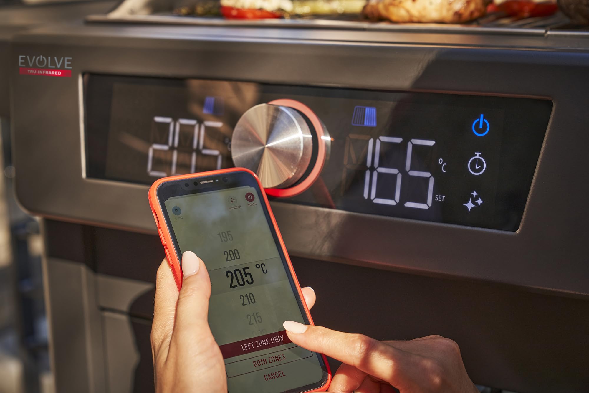 Char-Broil Evolve Electric E-Power Grill, 90°C-370°C, APP Control, Cleaning Function