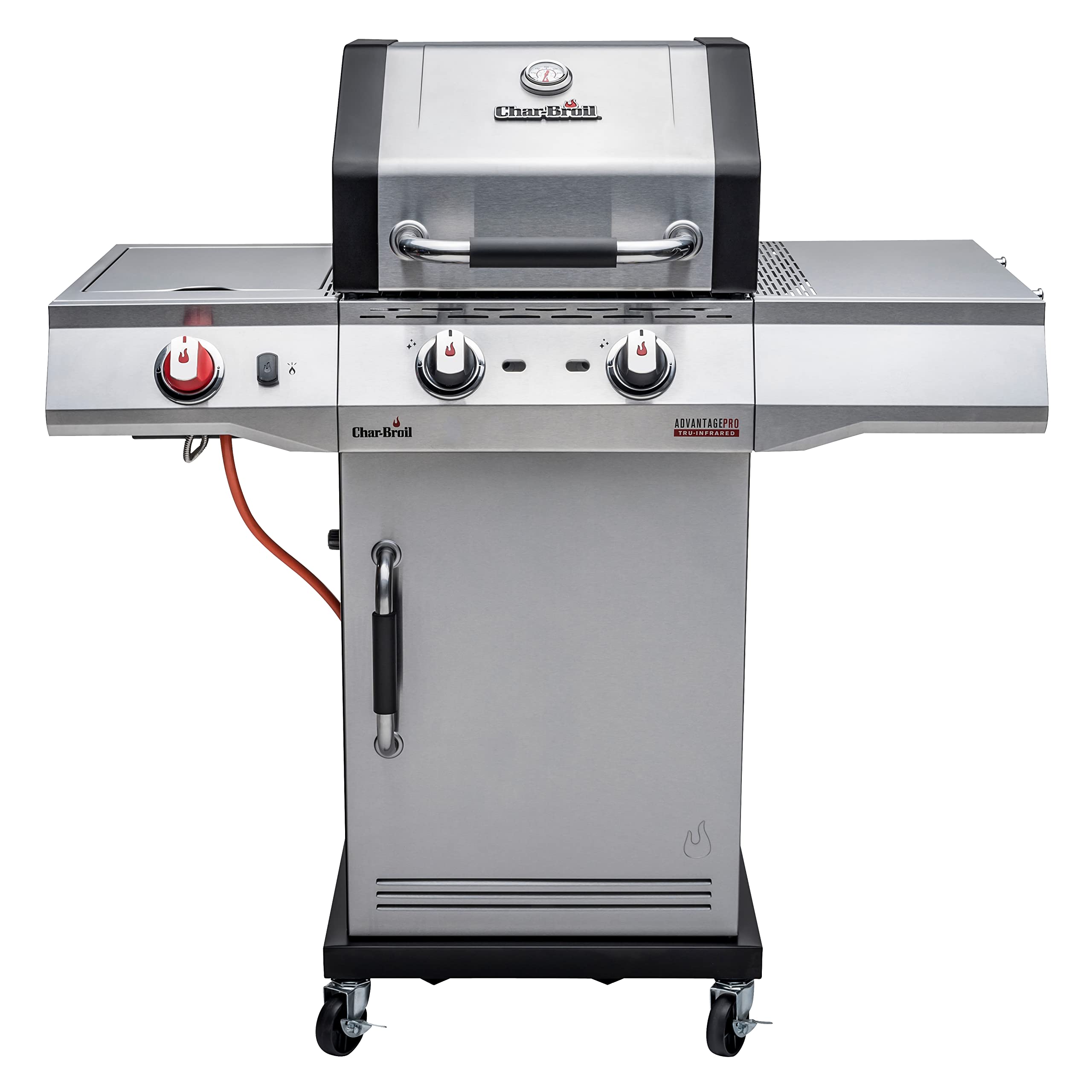 Char-Broil Advantage PRO S 3-3 Burner Gas Barbecue Grill with TRU-Infrared Technology and 900 °C Sear Burner Stainless Steel