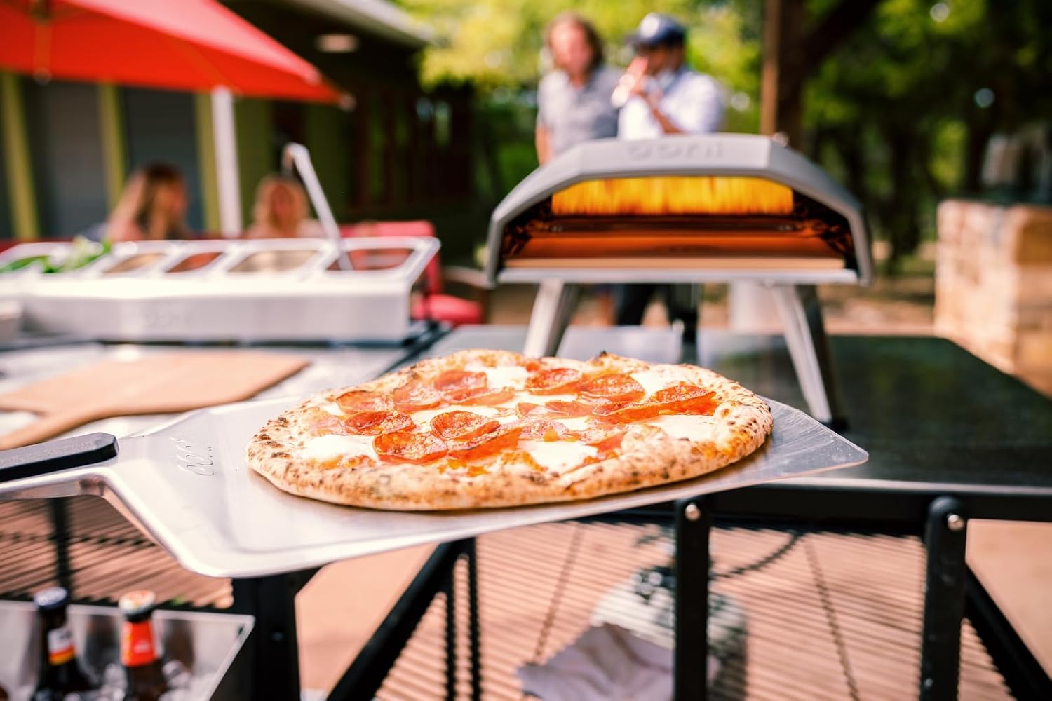 Ooni Koda 12 Gas Pizza Oven – 12" Gas Powered Outdoor Oven with 37 mBar Regulator and Gas Hose, Gas powered Portable Pizza Oven - Foundry Black
