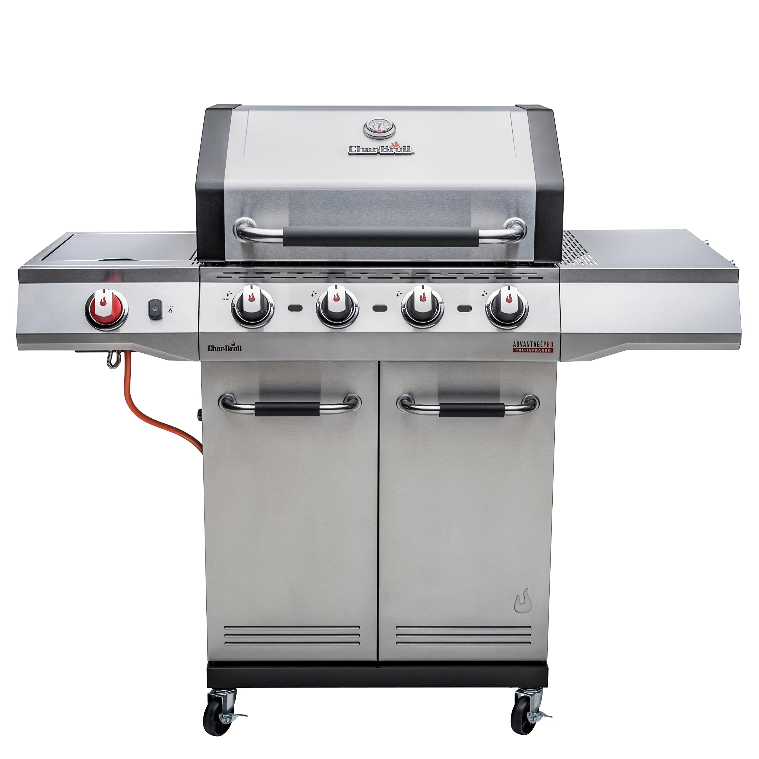 Char-Broil Advantage PRO S 3-3 Burner Gas Barbecue Grill with TRU-Infrared Technology and 900 °C Sear Burner Stainless Steel