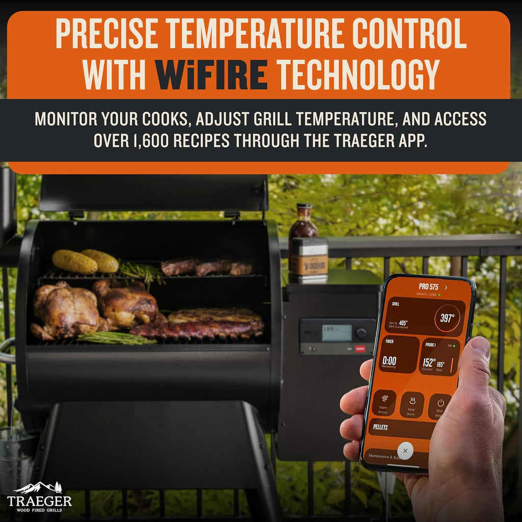 Traeger Grills Pro Series 575 Wood Pellet Grill and Smoker - Black