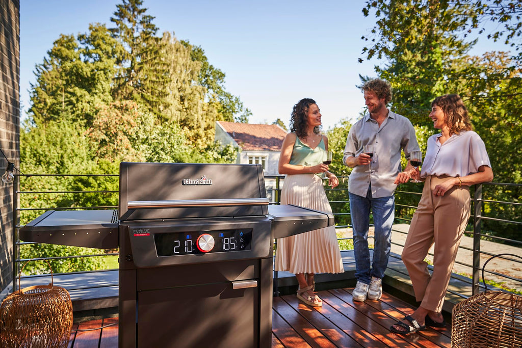 Char-Broil Evolve Electric E-Power Grill, 90°C-370°C, APP Control, Cleaning Function