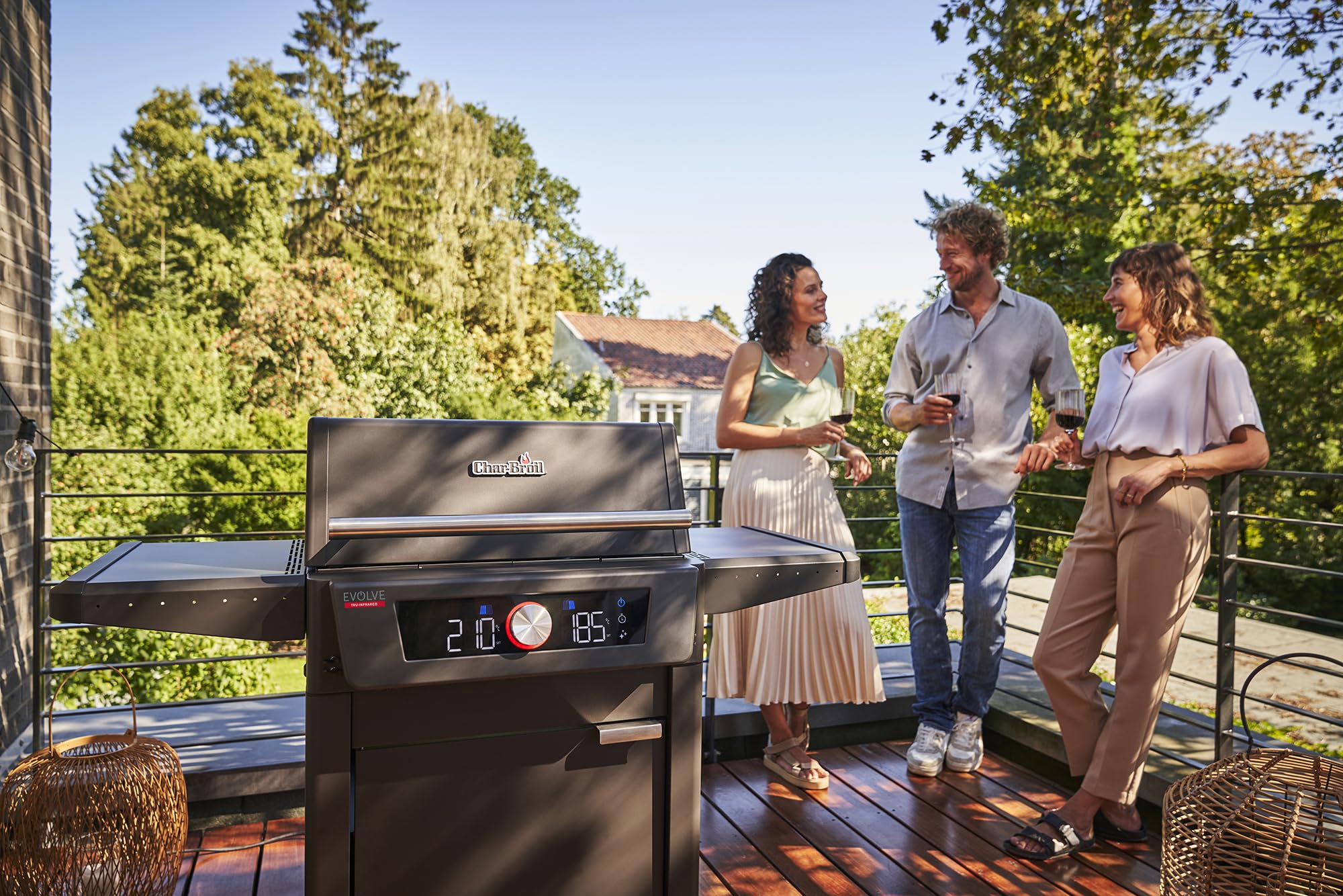 Char-Broil Evolve Electric E-Power Grill, 90°C-370°C, APP Control, Cleaning Function
