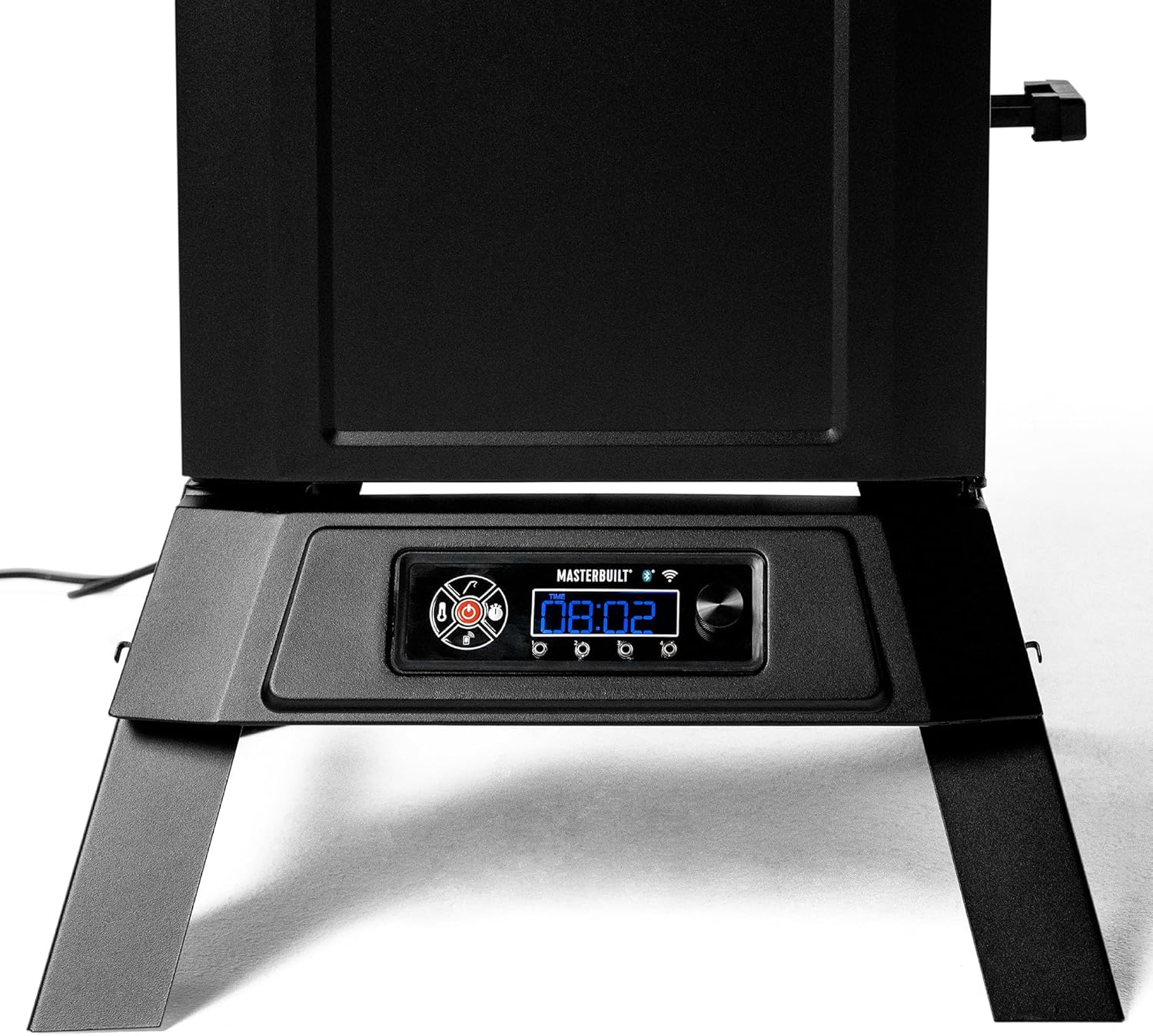 Masterbuilt 710 WiFi Digital Smoker, Vertical Design, 711 Cooking Sq. Inches, 4 Chrome Coated Smoking Racks, Wood Chip Loader, Electric Fuel Source to Plug in and Start Cooking, Black Model MB20072124