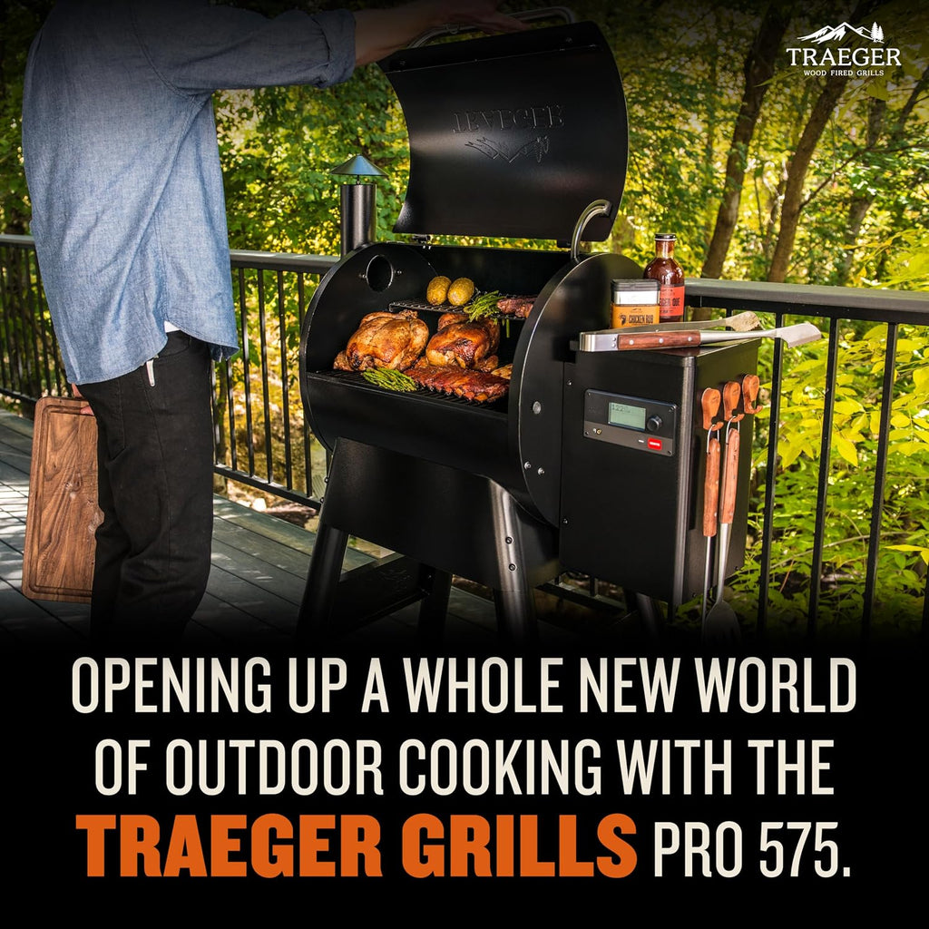 Traeger Grills Pro Series 575 Wood Pellet Grill and Smoker - Black