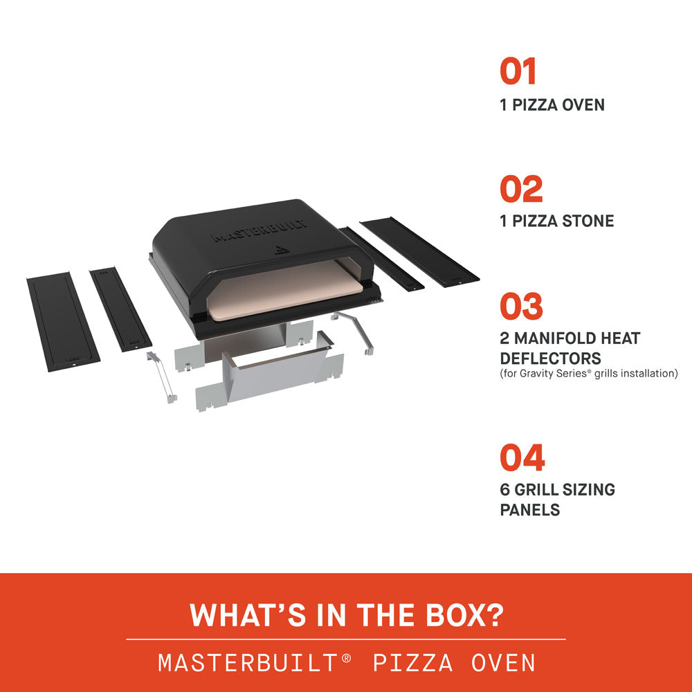 Masterbuilt Pizza Oven MB20181722 Accessory for Gravity Series 800 1050